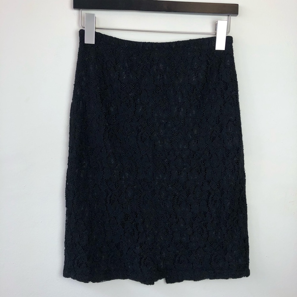 T Babaton Aritzia Size 6 Floral Mesh Pencil Skirt